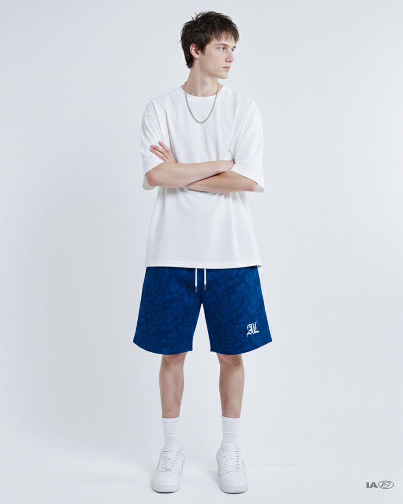 SHORT CAMVFLADO AZUL