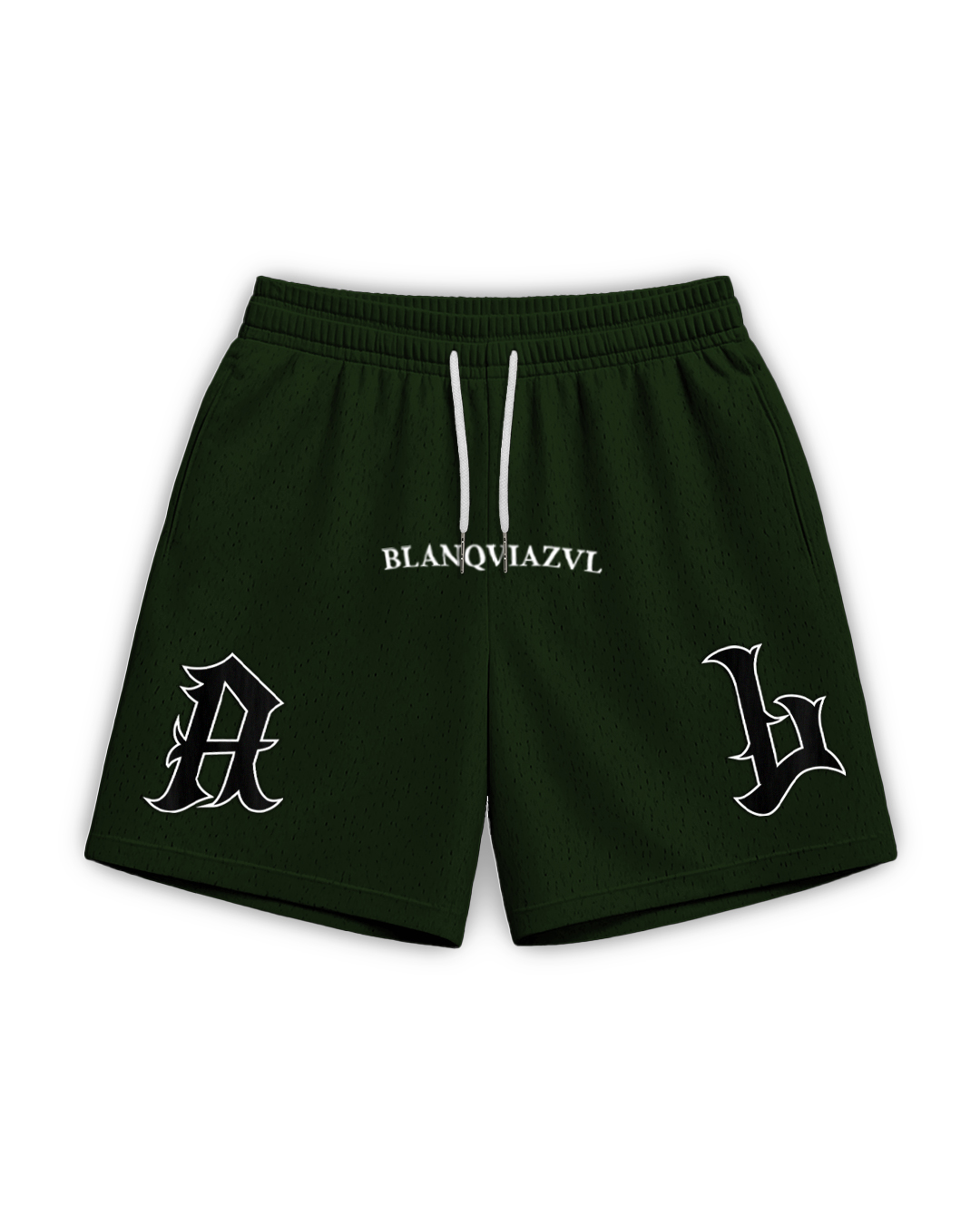 SHORT MALLA BLANQVIAZVL VERDE MILITAR