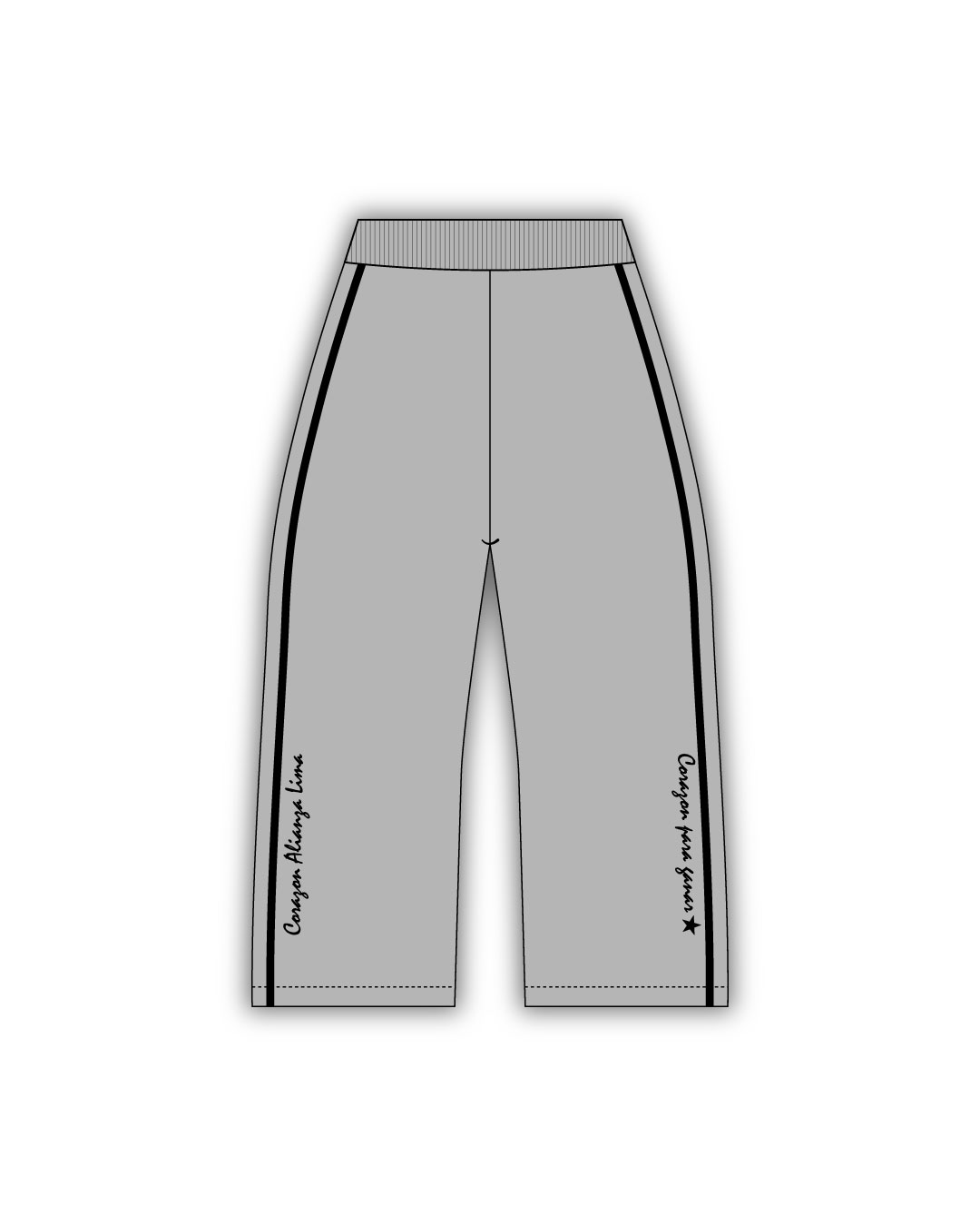 TRACKPANT 001 PLOMO PLATA